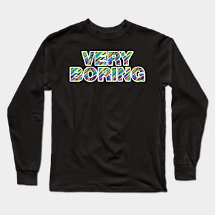 Very boring rainbow design Long Sleeve T-Shirt